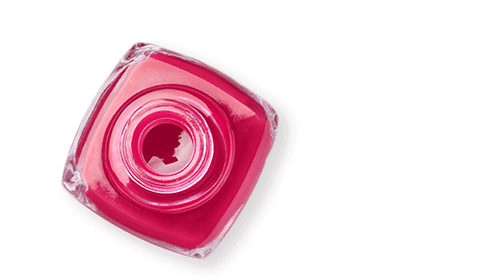 Open Nail polish bottle